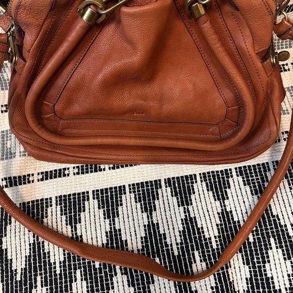 Chloe Brown Leather Shoulder Bag - Picture 12 of 14